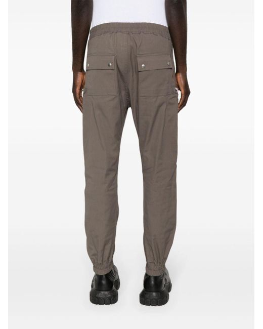 Pantalon fuselé en coton biologique Rick Owens pour homme en coloris Gray