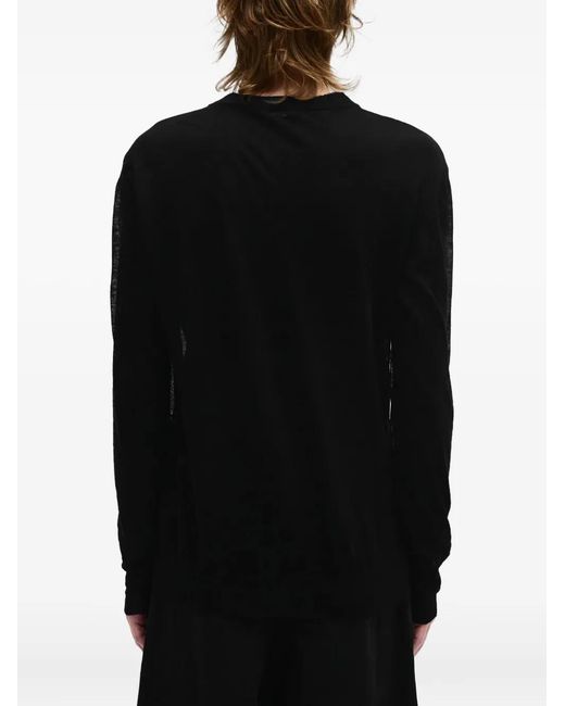 Ann Demeulemeester メンズ ブラック ウール カーディガンの通販はau