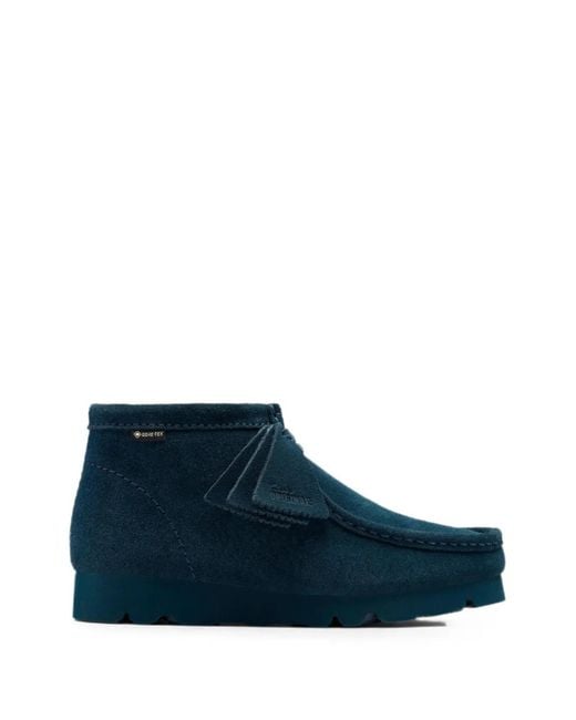Clarks Blue Wallabee Ankle Boots
