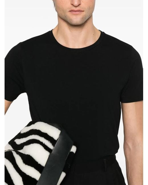 Gcds Black Jersey T-Shirt for men