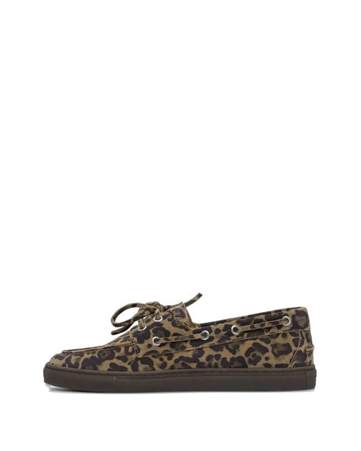 COPENHAGEN Brown Leopard-Print Loafers