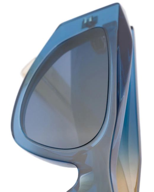 Prada Blue Symbole Rectangle-Frame Sunglasses for men
