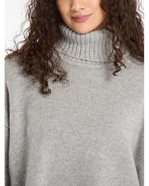 Samsøe & Samsøe Gray Sakeiku Rollkragenpullover