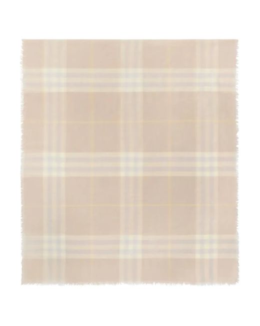 Burberry Natural Wool Scarf