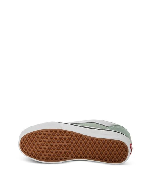 Vans Green Knu Skool Stripe Sneakers