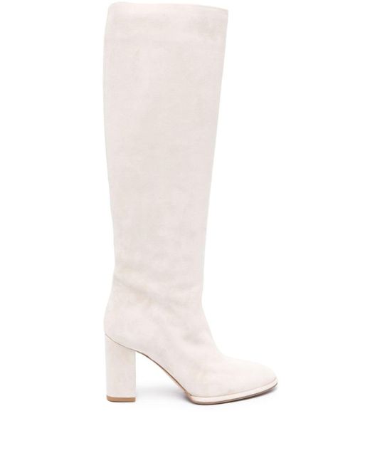 Le Silla White Elsa 90mm Knee Boots