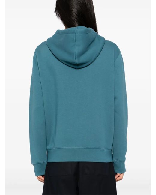 Maison Kitsuné Blue Bold Fox Head Patch Comfort Hooded Jacket for men