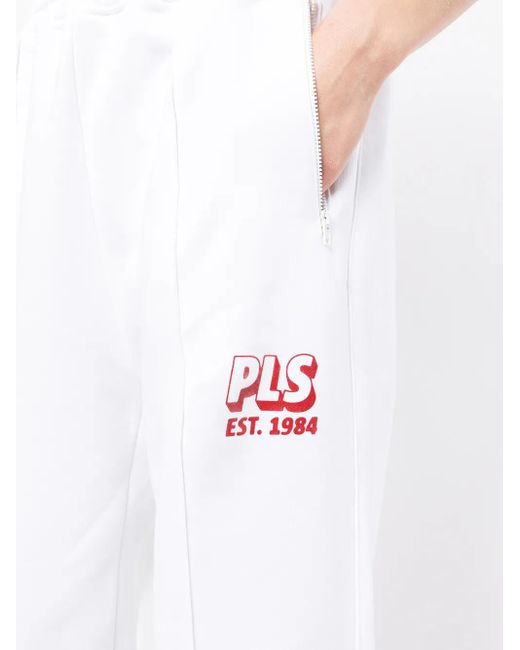 Philosophy Di Lorenzo Serafini White Logo-Print Track Pants