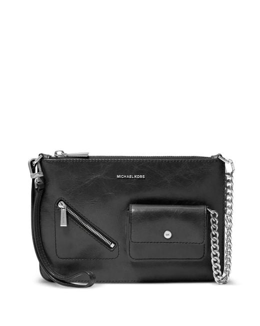 Michael Kors Black Jet Set Large Wristlet