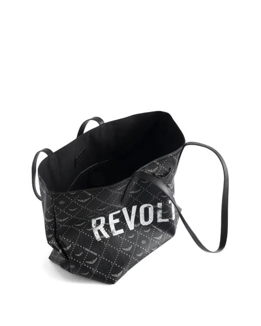 Zadig & Voltaire Black Revoltaire Tote Bag