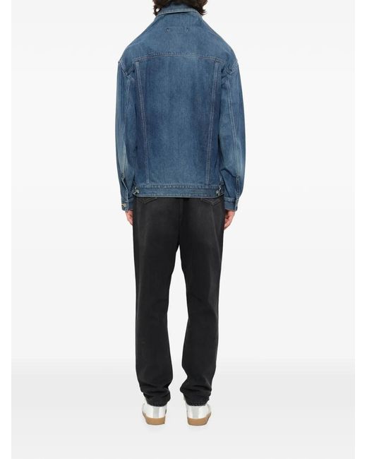 Doublet Blue Head Drop Denim Jacket for men