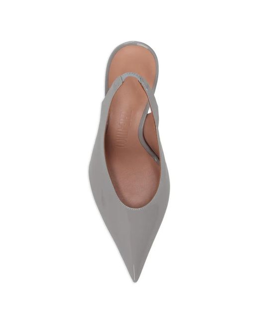 The Attico White Pointed Toe Pumps