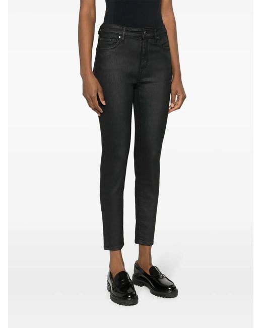 Ralph Lauren Gray High-Rise Skinny-Leg Jeans