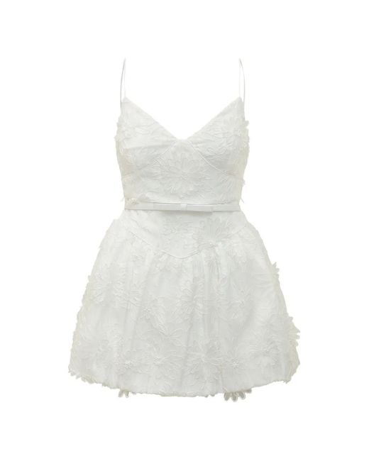 Self-Portrait White Mini Suit