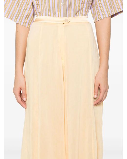 Forte Forte Natural Hose Mit Weitem Bein