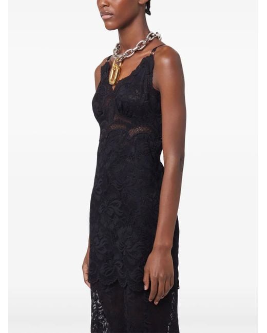 Rabanne Black Lace Maxi Dress