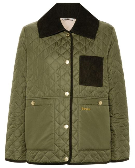 Barbour Fleur ジャケット Green