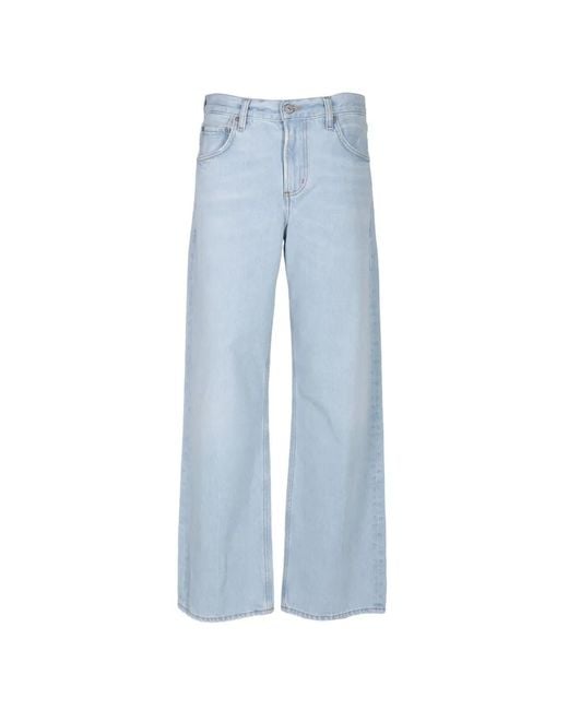 Citizens of Humanity Blue Lindz Straight-Leg Jeans