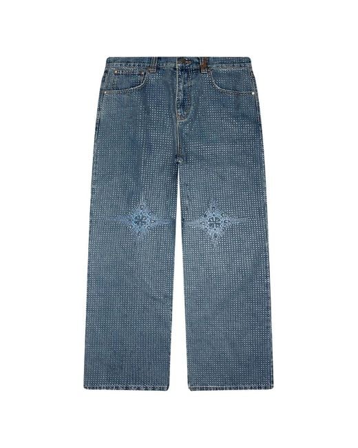 BIRTH OF ROYAL CHILD Blue 20K Stellar Diamond Jeans for men