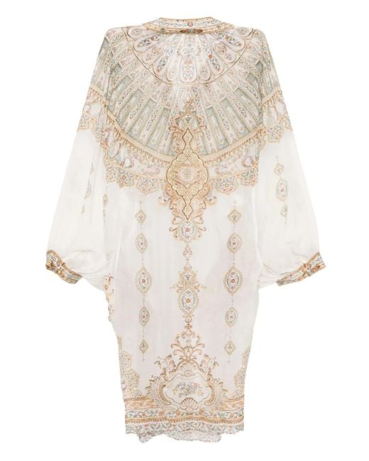 Camilla Natural Ottoman Dynasty Cape