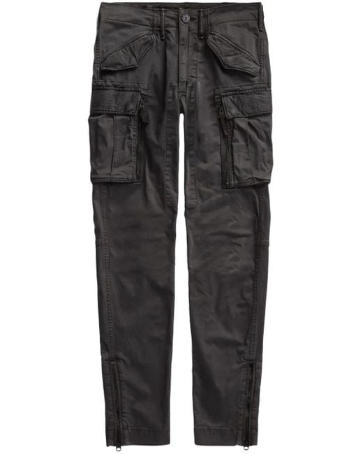 RRL Gray Skinny Cargo Pants