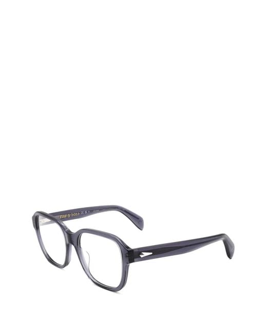 Rag & Bone White Square-Frame Glasses for men