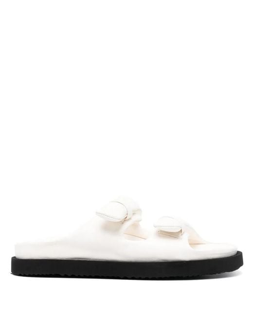 メンズ Officine Creative Chora レザーサンダル White