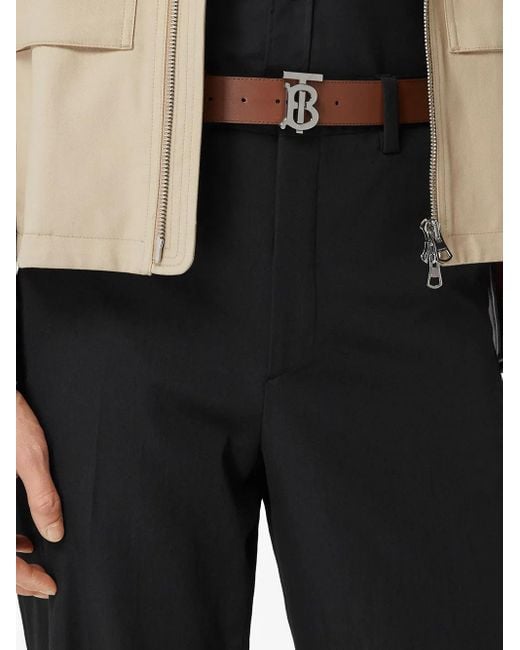 Burberry Gürtel Mit Monogramm in Black für Herren