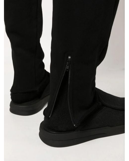 メンズ Les Tien フリース トラックパンツ Black