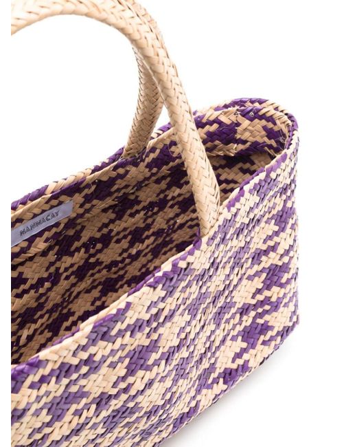 Nannacay Medium Johanne Straw Tote Bag in Pink Lyst Canada