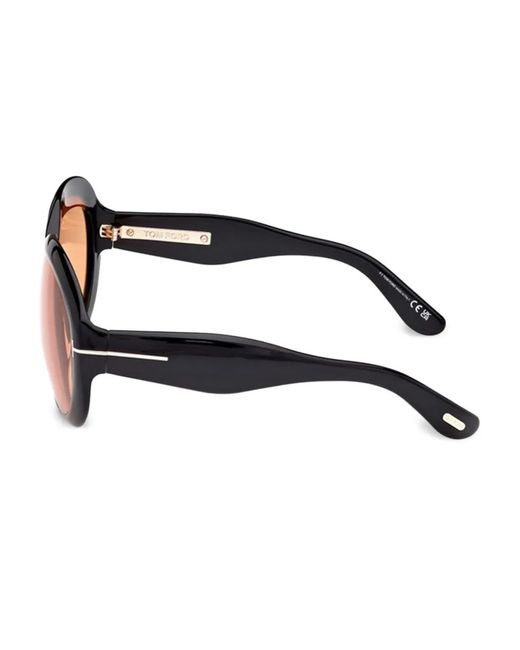 Tom Ford Natural Shiny Frame Sunglasses