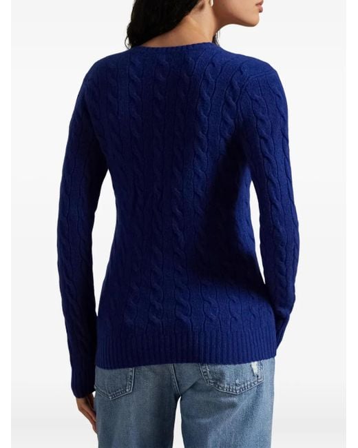 Jersey Kimberly con cuello en V Polo Ralph Lauren de color Blue