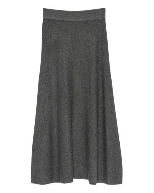Pennyblack カシミアブレンド スカート Gray