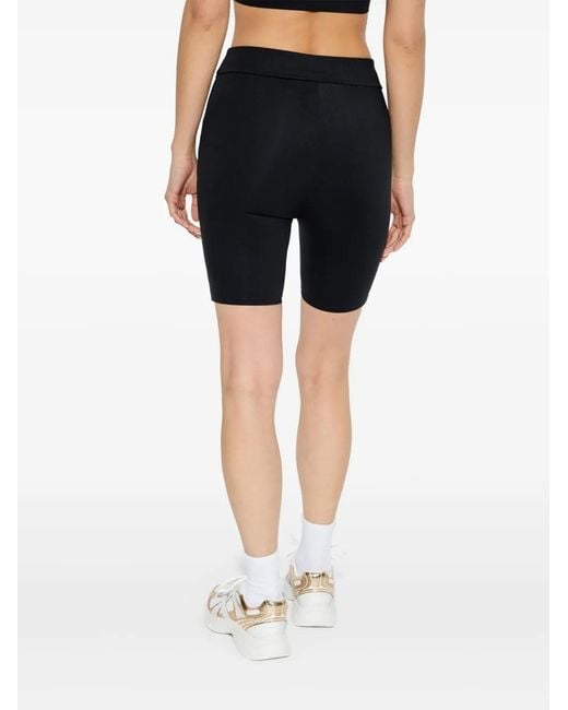 MICHAEL Michael Kors Blue Side-Logo Biker Shorts