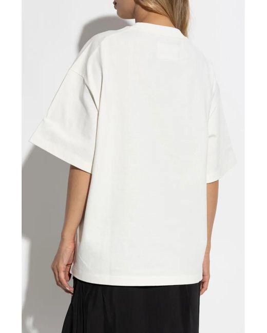 Jil Sander White Oversized T-Shirt