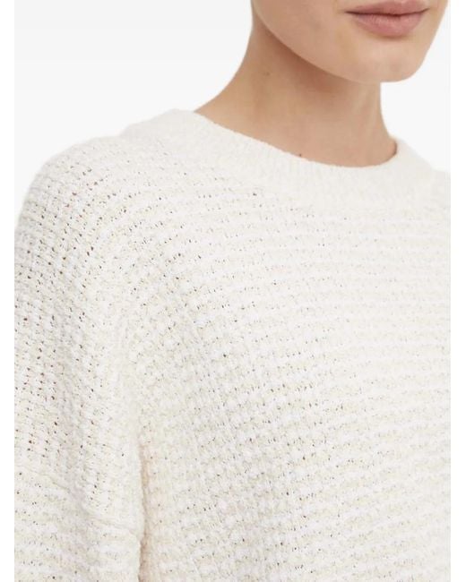 Pull Texturé À Col Rond A.L.C. en coloris White