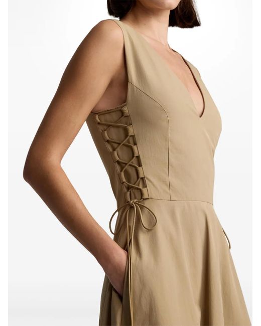 Ralph Lauren Natural Renna Midi Dress