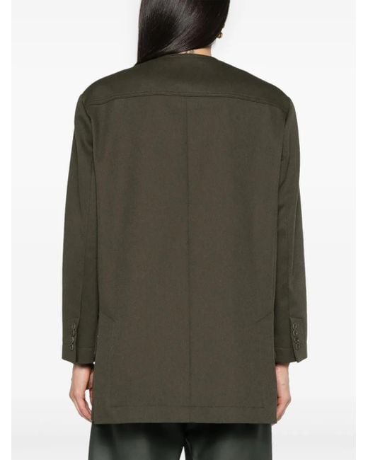 Max Mara Green Recital Twill Shirt Jacket