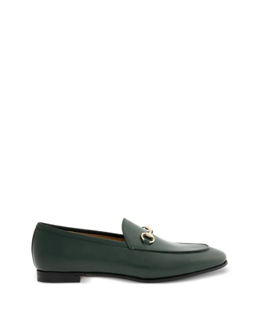 Gucci Green Jordaan Loafers