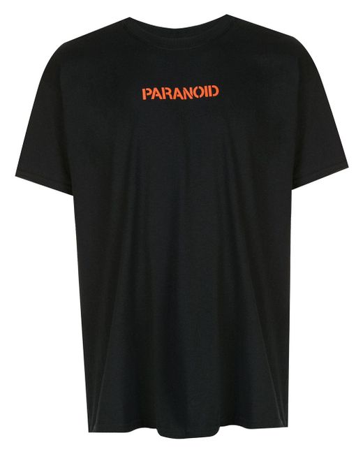 ANTI SOCIAL SOCIAL CLUB Orange Paranoid Print T-shirt for men