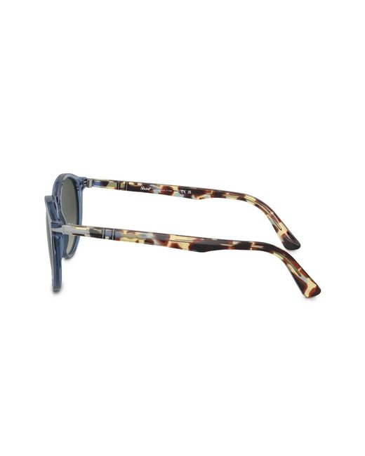 Persol Gray Round-Frame Sunglasses for men