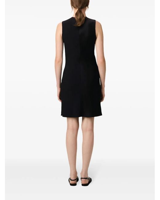 AMI Black Sleeveless Dress
