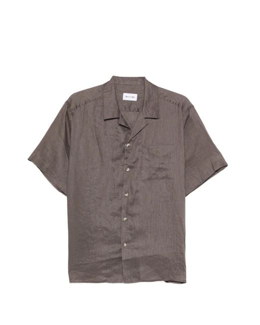 Camisa Con Bolsillo De Parche Sand de hombre de color Gray