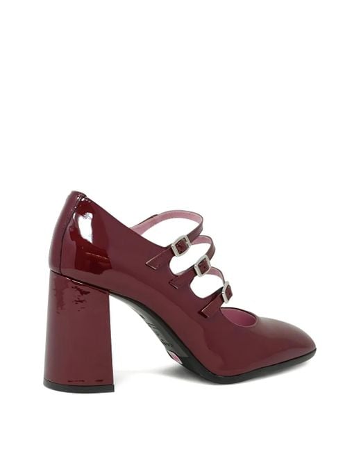 CAREL PARIS Red 85Mm Keel Pumps