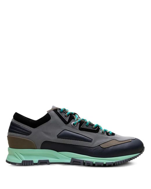 Lanvin Black Reflective Running Sneakers for men