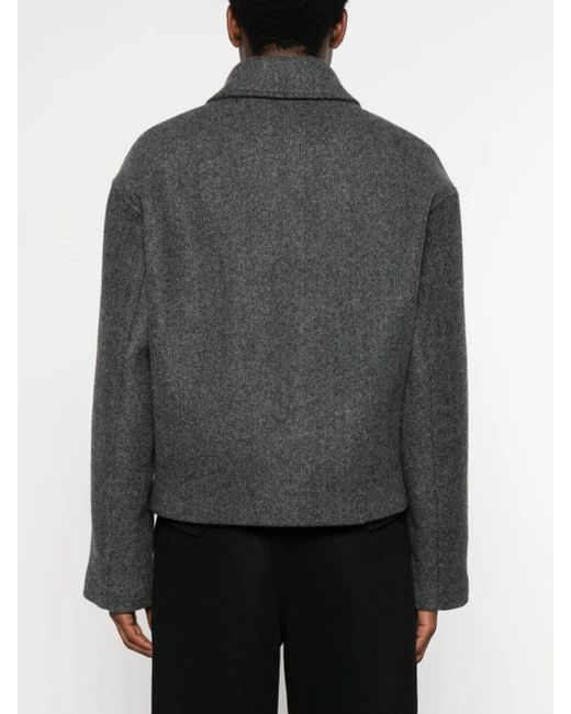 Bomber Con Zip di Jil Sander in Gray da Uomo
