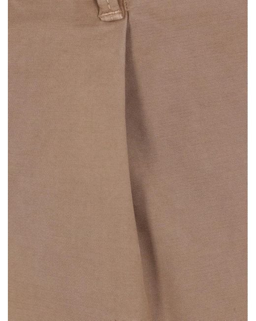 Incotex Natural Pleated Trousers for men