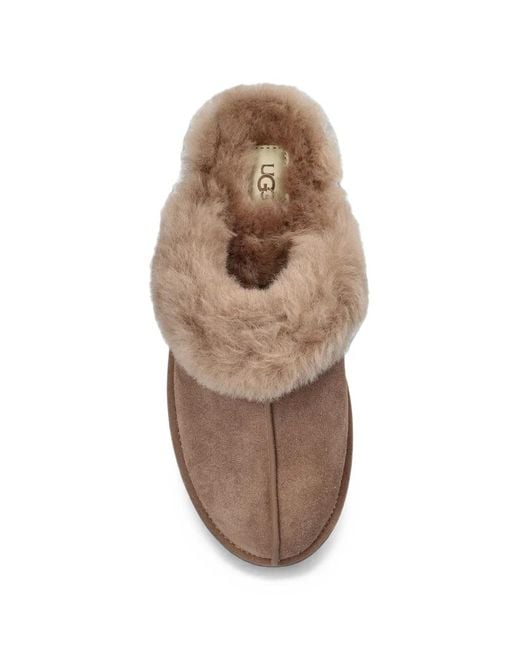 Ugg Brown Scuffette Ii Suede Slides