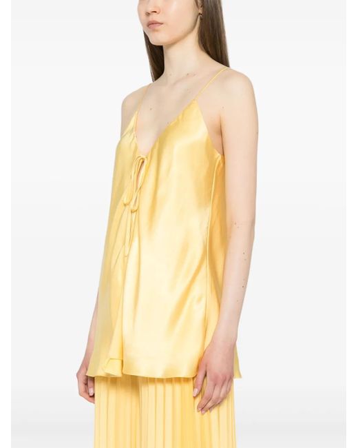 SELEZZA Yellow Alexia Top