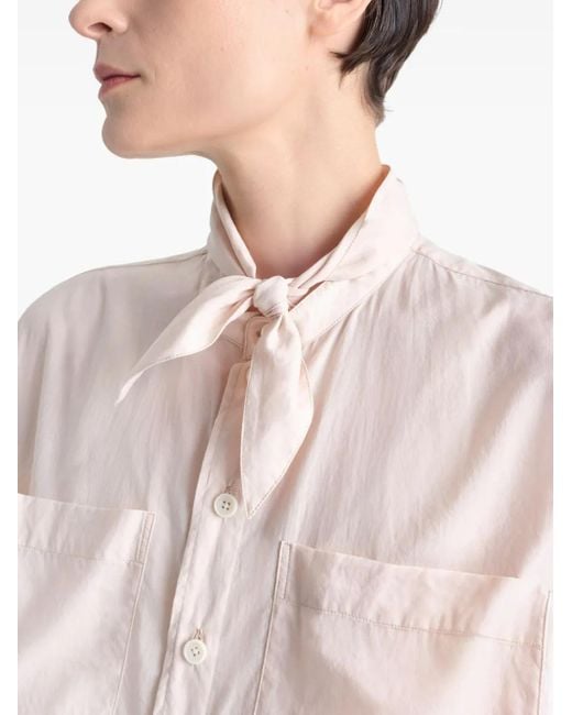 Lemaire スカーフディテール シャツ Pink